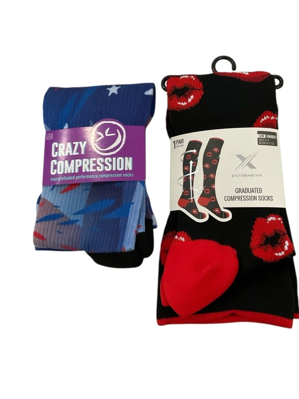 Two pairs of compression socks NWT